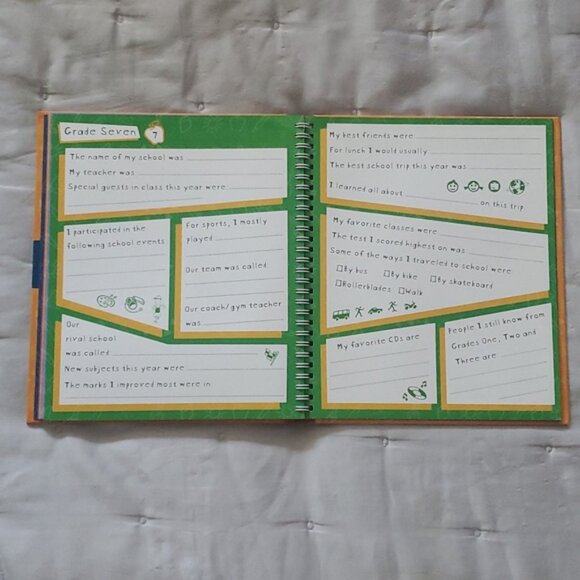 School Memory Album- Kindergarten to Grade 8 Memory Lane Album with extras - Picture 11 of 14